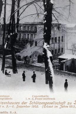 Abgebranntes Schützenhaus