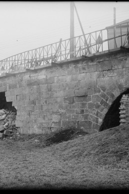 Beschädigte Cosswitzbrücke