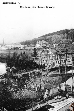 Fritzchen Brücke, Zigarrenfabrik Fritzsche, Lederfabrik
