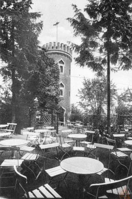 Hillerturm mit Gartenbetrieb von Heinrich Schulze