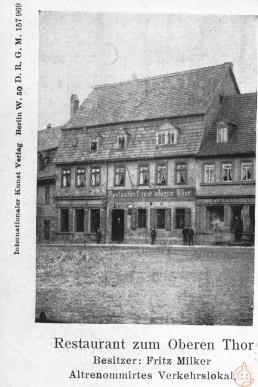 Restaurant  "Zum oberen Tor" am Marktausgang