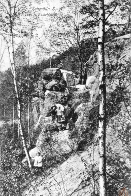 Postkarte der Bastei