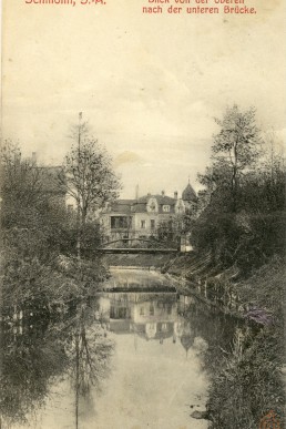 Postkarte Sprottenbrücke