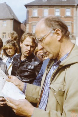 Verlesen der Dokumente aus Turmknopf