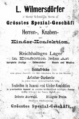 Anzeige Fa.Willmersdörfer