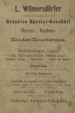 Anzeige Fa.Willmersdörfer