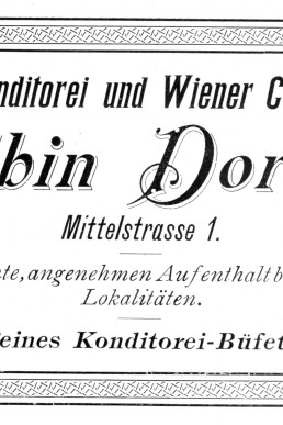 Conditorei und Wiener Cafe Albin Dorsch