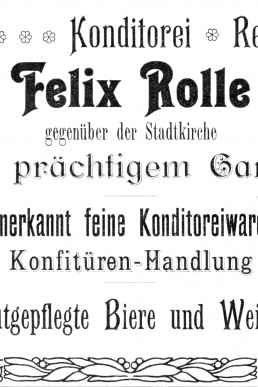 Cafe, Konditorei, Restaurant Felix Rolle