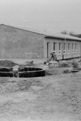 Im Bau befindlicher Kindergarten in Großstöbnitz