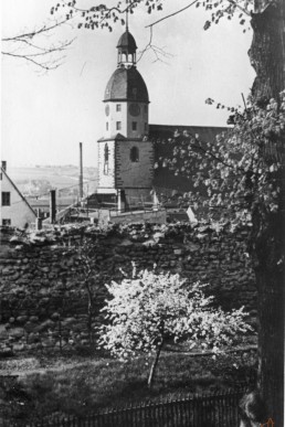 Alte Stadtmauer mit Stadtirche St. Nicolai