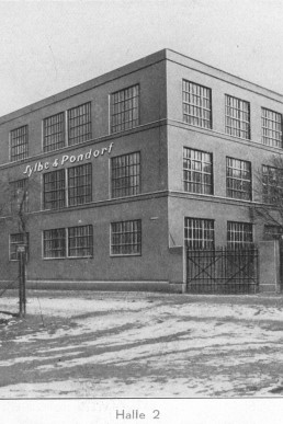 Fabrikgebäude der Firma Sylbe & Pondorf in der Sommeritzer Straße