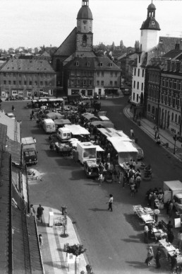 Händler auf dem Markt