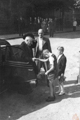 Begrüßung von Landesbischof