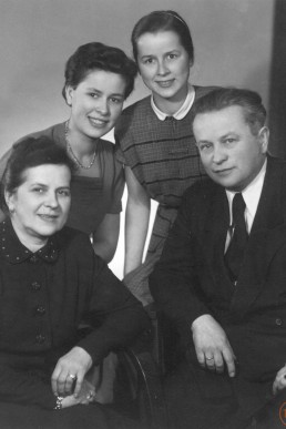Familienfoto von Kantor Wesser