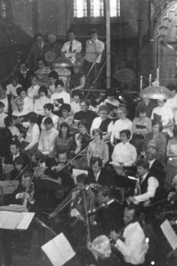 Probe zur Schöpfung in der  Stadtkirche St. Nicolai