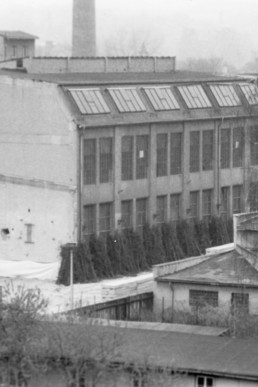 VEB Galfütex, ORWO-Plast (vormals Knopffabrik Valentin Donath) in der Gartenstraße