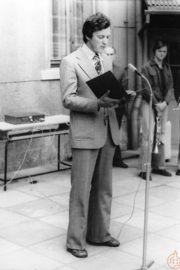 Einweihung des Dr. Theodor Neubauer Gedenksteins