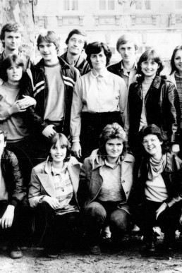 Abschlußklasse der EOS (Anfang der 1980er)