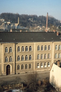 Blick auf das Gymnasium