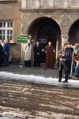 Einweihung der Bahnunterführung Cosswitzanger