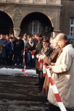 Einweihung der Bahnunterführung Cosswitzanger