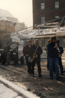 Einweihung der Bahnunterführung Cosswitzanger