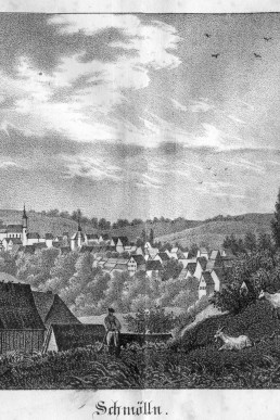 Lithografie von Schmölln