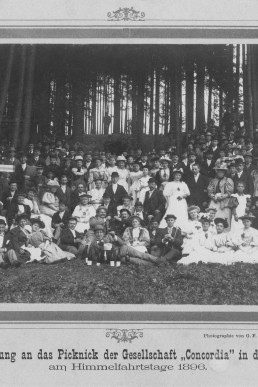 Gruppenfoto der Gesellschaft "Concordia"
