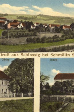 Postkarte von Schloßig