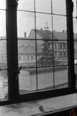 Blick aus dem Rathausfenster