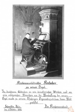 Organist Florus Kertscher