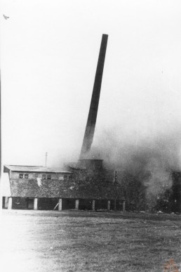 Sprengung Schornstein