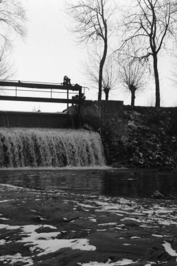 Papiermühlenwehr in Großstöbnitz an der Sprotte