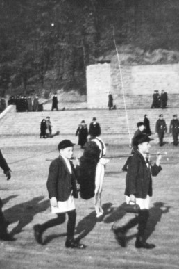 Veranstaltung auf dem Sportplatz