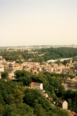 Blick vom Aussichtsturm zum östlichen Teil der Stadt