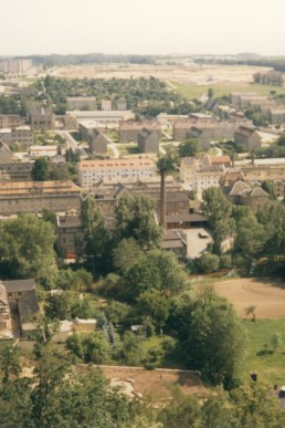 Blick vom Aussichtsturm zum westlichen Teil der Stadt