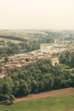 Blick vom Aussichtsturm (Ernst-Agnes-Turm) in Richtung Stadtpark