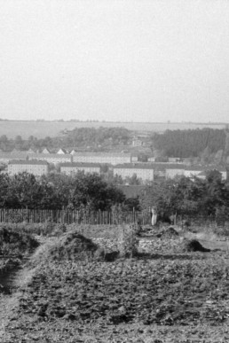 Blick vom Wartenberg zum Robert-Koch-Viertel