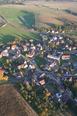 Blick auf Großstöbnitz