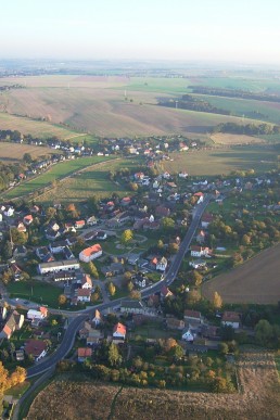 Blick auf Großstöbnitz