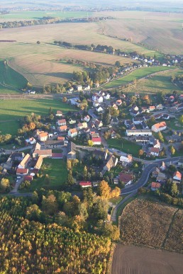Blick auf Großstöbnitz