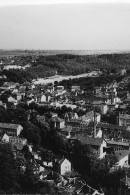 Blick vom Aussichtsturm auf Schmölln