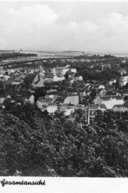 Blick vom Aussichtsturm auf die Stadt