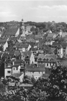 Blick vom Pfefferberg auf die Stadt