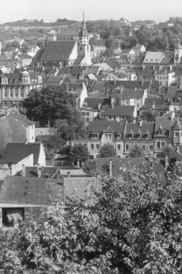 Blick vom Pfefferberg auf die Stadt