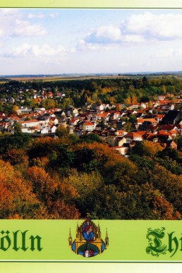 Blick auf die Stadt vom Aussichtsturm (Ernst-Agnes-Turm)