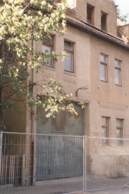 Fabrikgebäude der ehemaligen Knopffabrik Strauß & Co. in der Gartenstraße