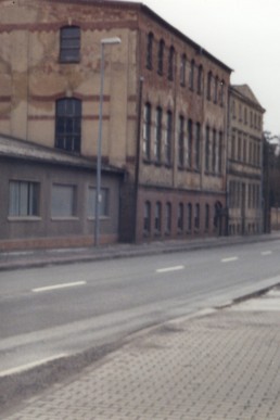 "Lederfabrik Burkhardt in der Ronneburger Straße "