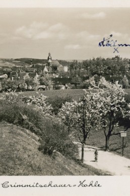 Postkarte der Crimmitschauer Straße