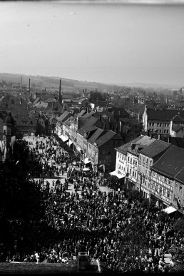 Demonstration zum Tag der Arbeit 1953